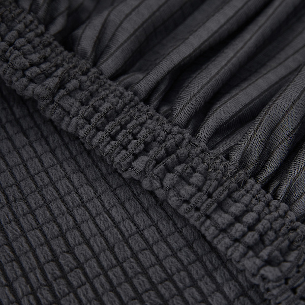 Sofabetræk sofabetræk sofaovertræk sofabetræk lænestolbetræk sofabetræk super elastisk stretch jacquard, 1-personers (90-140cm), grå