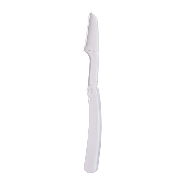 3PCS Folding Ladies Face Shaver Eyebrow Trimmer Blade Anti-Scratch Razor Makeup Tools Eyebrow Trimmer Face Razor for Women (Color : WHITE)