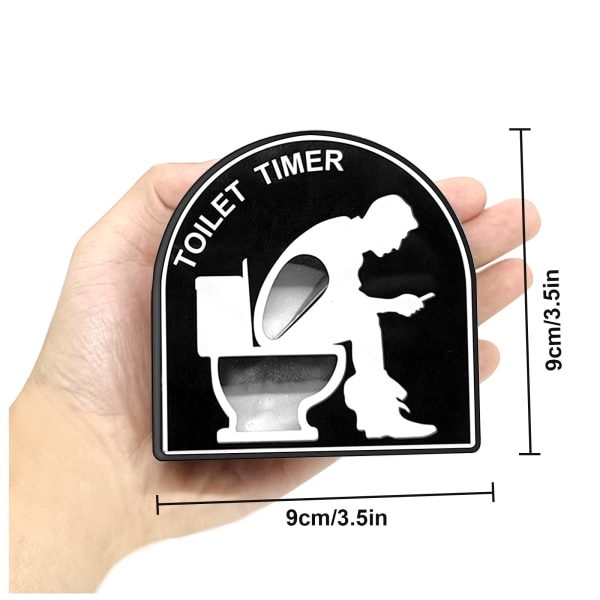 Minutt toalett timeglass timer, timeglass kreativ toalett timeglass timer, hjem hage hjem dekor leketøy, pappa gave, morsomme gaver for menn, ektemann(Stil-1)