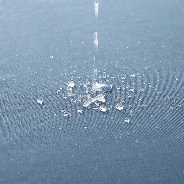Pestävä pöytäliina neliö lootusefekti vedenpitävä kangas pöytäliina tahrasuoja helppohoitoinen likaa hylkivä pöytäliina harmaa 140 x 180 cm