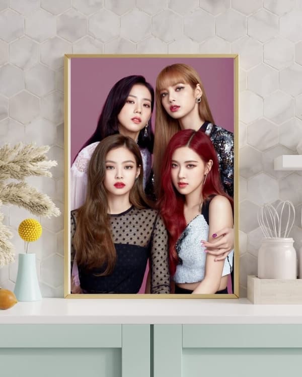 Blackpink Gruppfotoposter – Trendig & Modern Väggkonst 30×40 CM