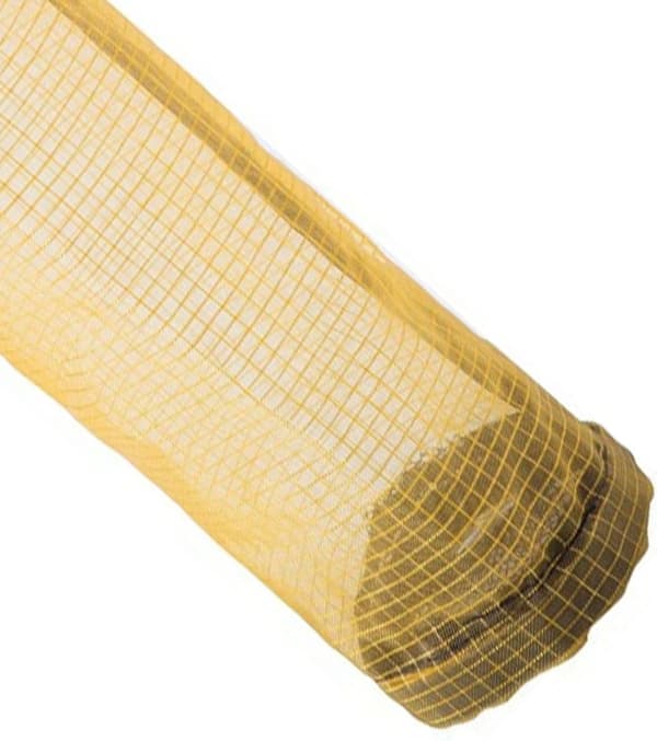 Vægmonteret plastikposeholder, nylonposeholder til dagligvarer, pladsbesparende, multifunktionel (gul)