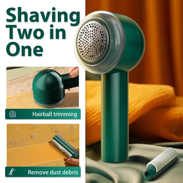 Stoffbarberer Bobble Remover for Klær, Lint Remover Dual Mode Fuzz Remover, Precision De-pilling for Klær