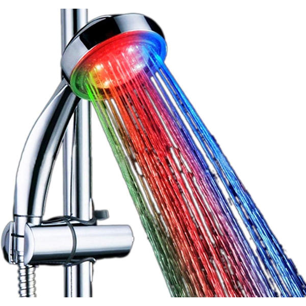 Duschhuvud Automatisk Temperaturkontroll Färgförändringssensor Brytare Badrum Spa Duschhuvud LED-ljus Färg Gadgets