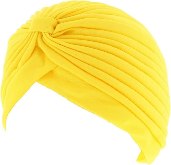 Kvalitetsturbaner Hodebånd Yellow