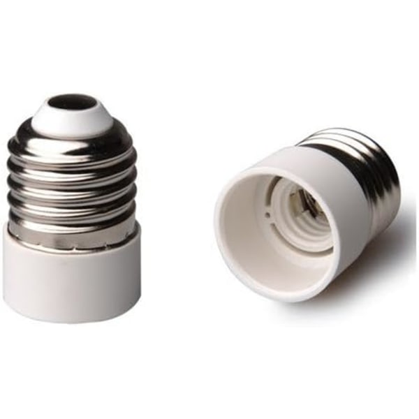 2 kpl E27-E14-kanta-adapteria LED-lampuille ja pienikulutukselle