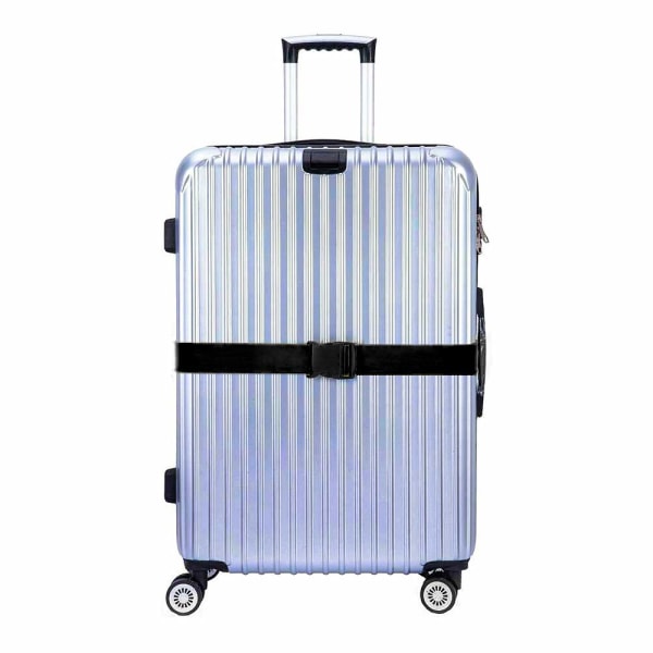 Paket med 4 gröna resväska remmar, bagage remmar, bagage remmar, bagage remmar för resväskor black