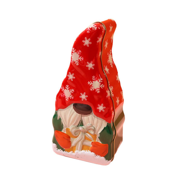 Æske Æske Jule Candy Box Julelys dåser Holiday Treat dåser Julebeholdere til gaver Kiksebeholder Lille