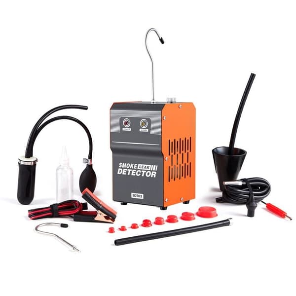 Røgsensor - DUOKU - SD703 - 12 V - Dual mode Luft/Røg - Dobbelt pumpe svart, orange