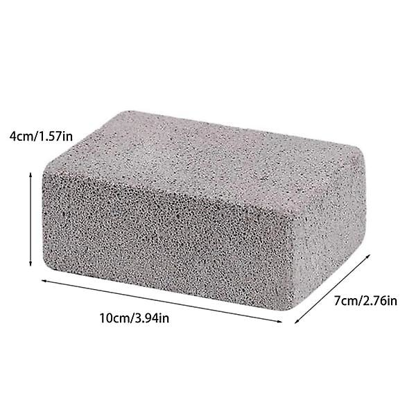 3 Grillrengjøringssteiner for effektiv grillrengjøring - Pukksten for enkel fjerning av flekker og fett, 10*7*4 cm