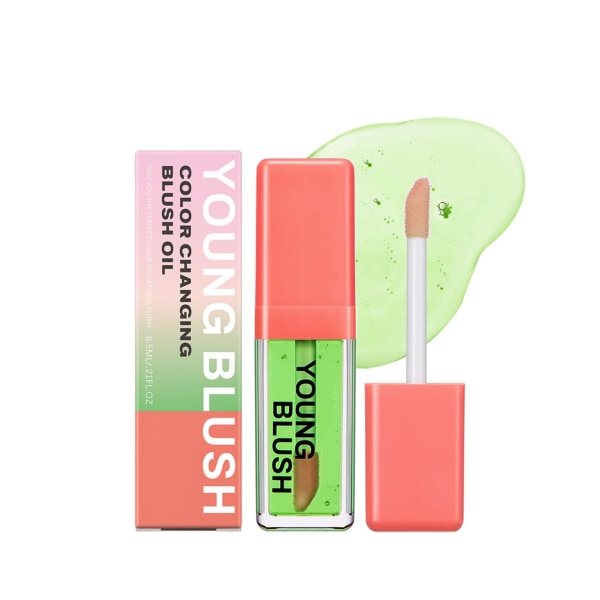 Color Changing Liquid Blush - Vattenfast Blusher för kinderna Makeup - Långvarig Blusher Oil - Återfuktande för kinder och läppar (01) 1