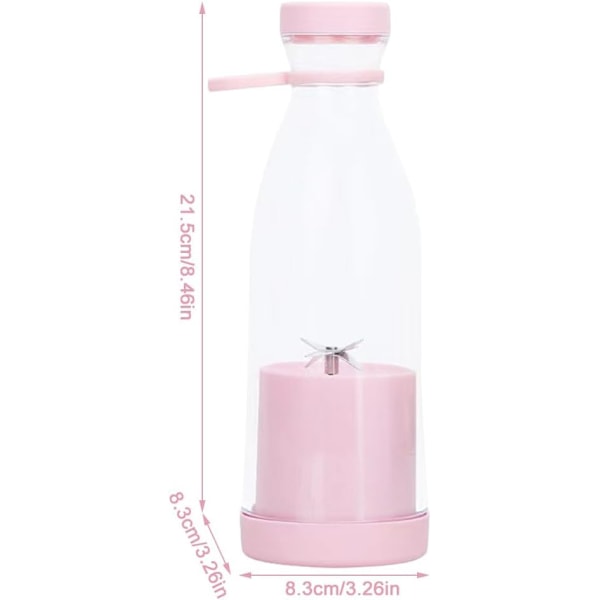 Bärbar mixer, Mini USB-mixer, Milkshake, Fruktjuice Mixer Smoothie, Färsk Juice Mixer