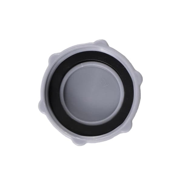 2-pack Bestway P6H1158 dräneringsventilkåpa, poolskydd, reservdelar för ovanmarkspool P6H1158ASS16 grey
