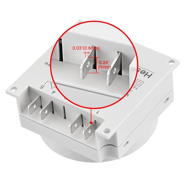 CN101A Programmerbar Timer Bryter SPST Digital LCD-skjerm 12V DC 16A Hvit med Vanntett Deksel