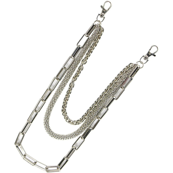 Nyckelkedja för Punk Hip Hop byxor square chain