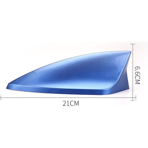 Bilantenne, Bil Shark Fin, Universell Shark Fin Takantenn Takantenn med Vanntett Klebende Base, Rød Red