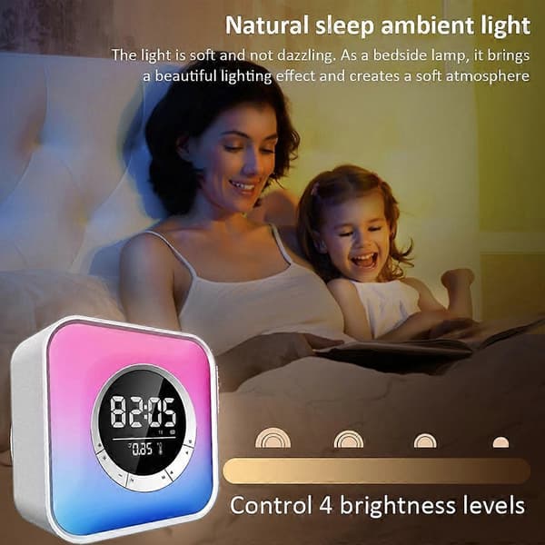 P10 LED -tunnelmavalo Bluetooth-kaiutin hälytyslämpömittaritoiminnolla