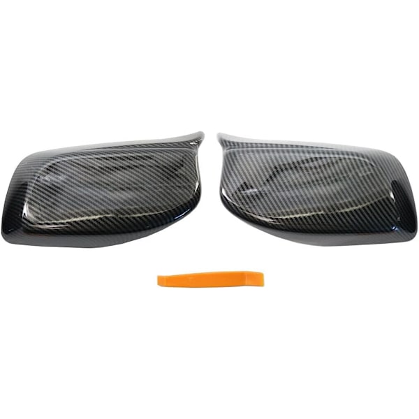M-Style Kulfiber Sidespejlsdæksel Udskiftning til 5 Serie E60 E61 E63 E64 2003 2004 2005 2006 2007