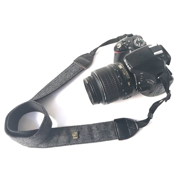 Kameravyön olka- ja kaulahihna, pehmeä vintage-kuviollinen kameran hihna DSLR/SLR/Nikon/Canon/Sony/Lumix/Fujifilm/Rico/Samsung/Pentax/Olympus jne.