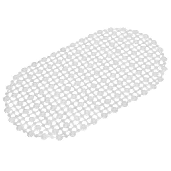 Oval badematte med sklisikkert belegg Dusj Bad massasje matte white