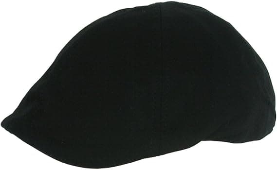Mænds Blød Forformet Peak Flat Cap