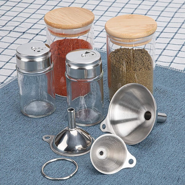 Tratt Rostfritt stål 3-pack