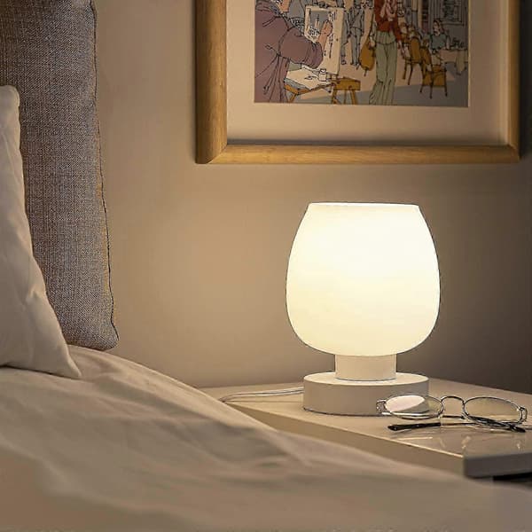 Touch Sengelampe - Moderne Lille Lampe til Soveværelse, Stue, Natbord
