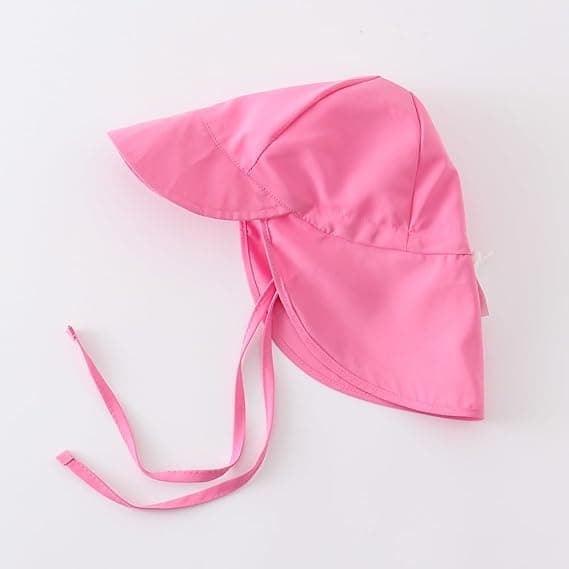 Barn Solskydd Mössa Utomhus Andningsbar Mesh Baby Solhatt Strandhatt Reshatt, Rosa
