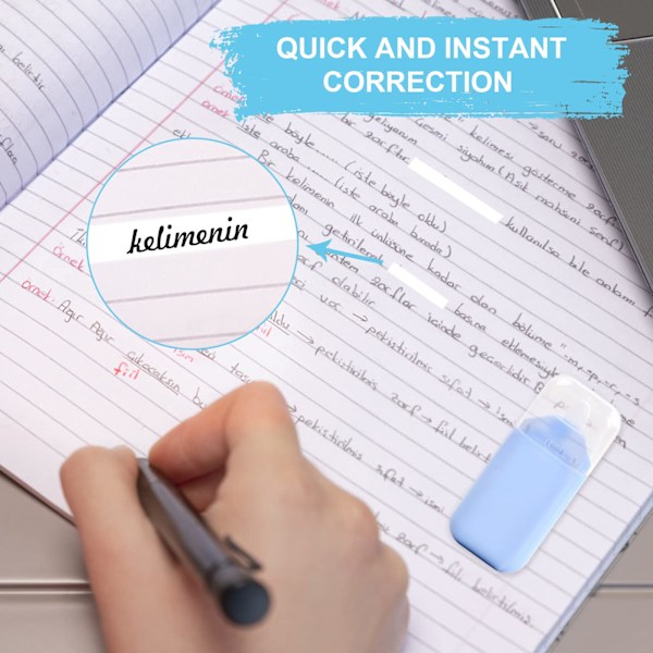 Korjausnauha 6 kpl Mini korjausnauharulla Toimistotarvikkeet Opiskelijoiden koulutarvikkeet Scrapbooking-tarvikkeet (Väri tyyppi 1) 1