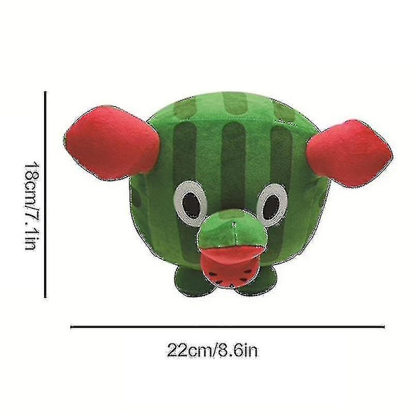 Pet Simulator X Plussjdyr Stuffet Dyr Titanic Hippomelon Vannmelon Dukke Baby Sovepute Gutt