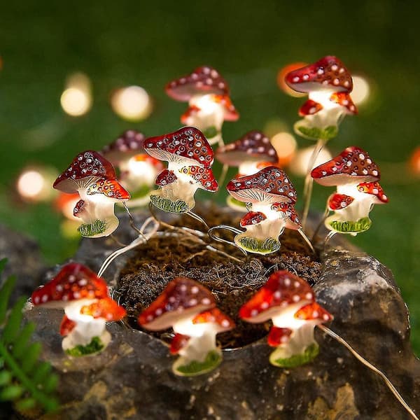 Juldekorationer, svamp LED-slinga, 3 meter 30 LED jul