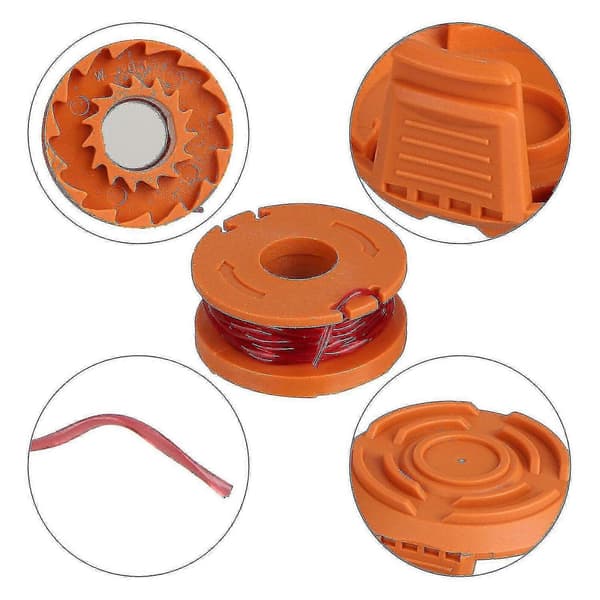Erstatningsspoletråd for Worx trimmer gresstrimmer/kantklipper for Worx Wa0010()
