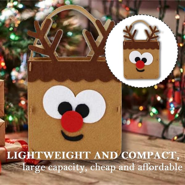 Julklappspåsar, Julpåsar för Fyllning, Presentpåsar, Förpackningspresentförpackning (Älg)
