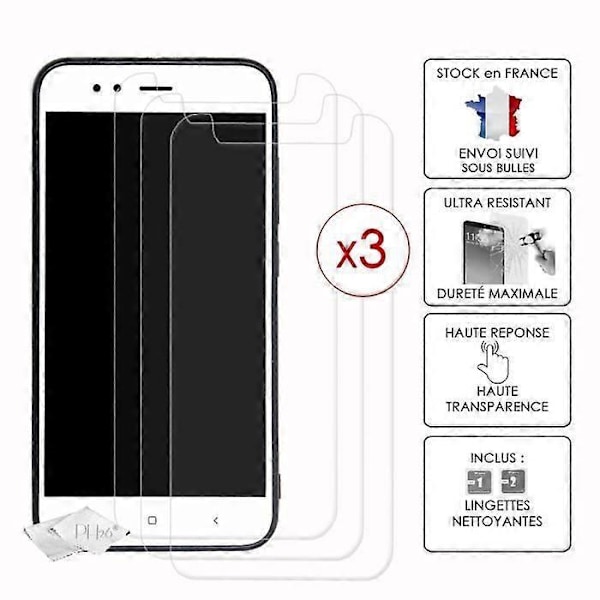 3-pack skärmskydd för Samsung Galaxy A42 5G i ultrastarkt härdat glas (maximal hårdhet