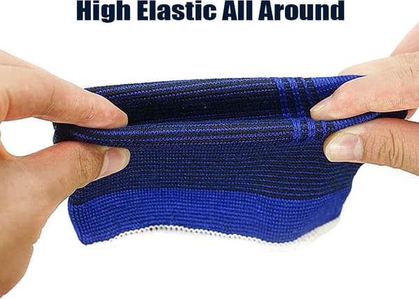 2 x Knäskydd Elastisk Artrit Blåmärke Skada Ärm Bandage