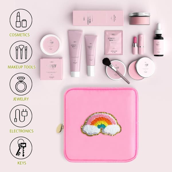 Hygiejnebind Opbevaringspose, Menstruationspose, Bærbar Menstruationspose, Feminint Menstruationsbind Tampon Organizer (LakeBlue)