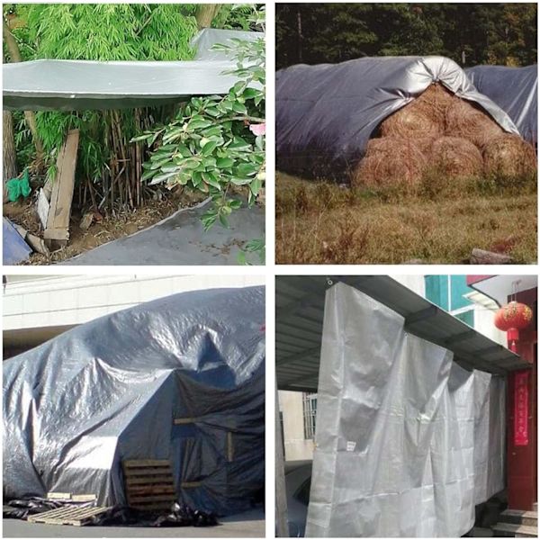Vanntett presenning, hagepresenning med aluminiumsøyer, vevd presenning beskyttelsespresenning båtpresenning (2m*2.5m) Green 2m*2.5m