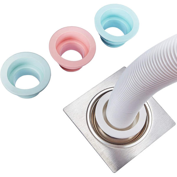 Stykker afløbsrør pakning silikone ring deodorisering tætning ring kloak tætning ring
