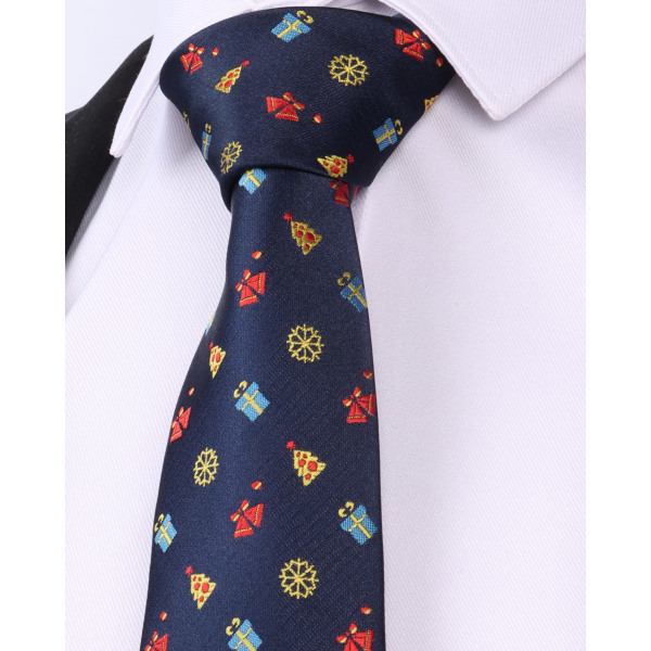 Herr slips jul slipsar, siden hals slipsar för män julfest semester slipsar Gift