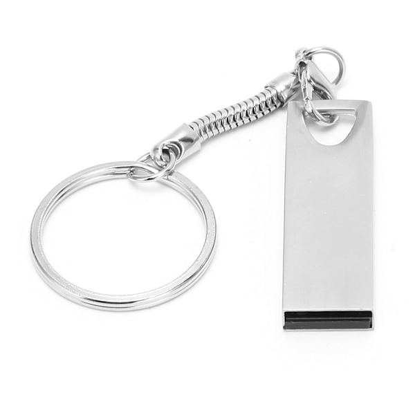 Mini metalltekstur U-disk, høyhastighets data backup-enhet, ekstern datalagringsminnepinne kompatibel med datamaskin bærbar PC (64 GB)