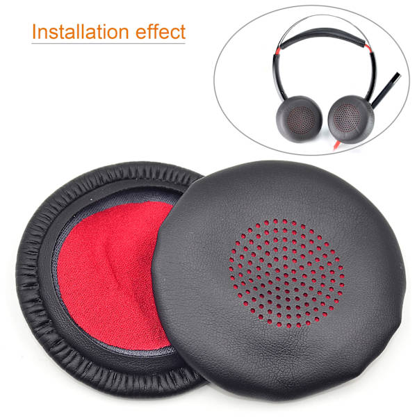 Øreputer - Utskiftbare øreputer-trekk kompatibel med Plantronics UC B825-headset