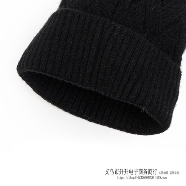 Beanie Scarf Handske Set för kvinnor Stickad Beanie Hat Stickade Lång Scarf Handskar Unisex 3 i 1 Vinter Combo Present Set