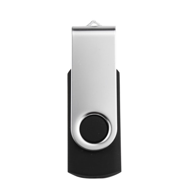 3.0 Flash Drive 1 pakke, USB 3.0 Memory Stick med LED-indikator Svingbare tommelenker Bulk U Disk 64 GB Pendrive Jump Drive Zip Drive (64 GB, svart) 64GB