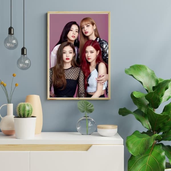 Blackpink Gruppfotoposter – Trendig & Modern Väggkonst 21×30 CM