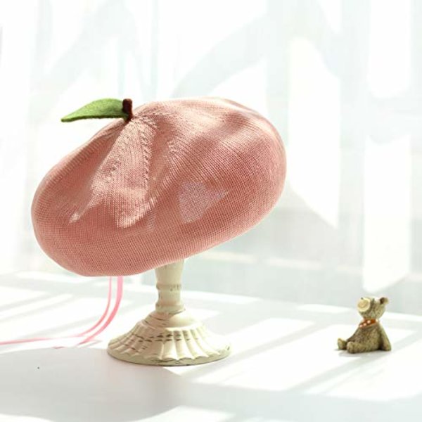 Fransk beret for kvinner pink