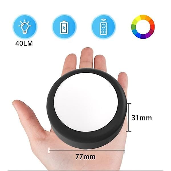 LED-spotlight 13 Färger Dimmer Fjärrkontroll 4-pack