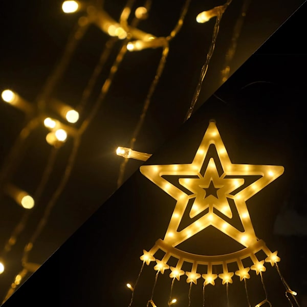 Julgransljus, 350 st LED 3,5m/11,48ft, Julgransdekorationer, för julträd, trädgård, sovrum och fest (färgglada)