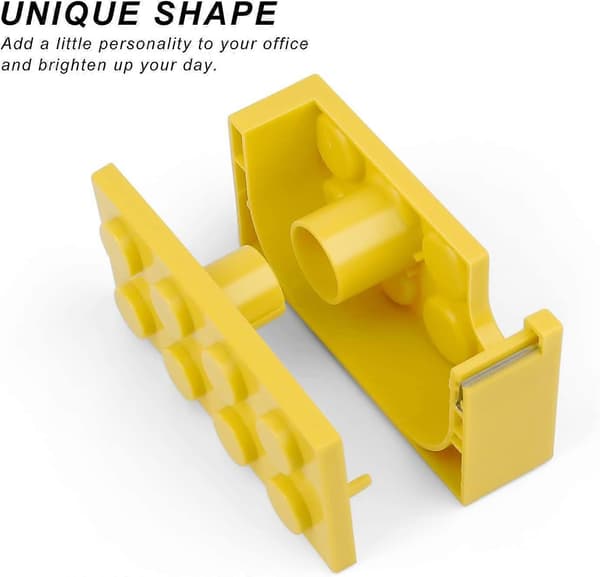 1 stk. Tape Dispenser, Tape Dispenser i Byggeklodsform