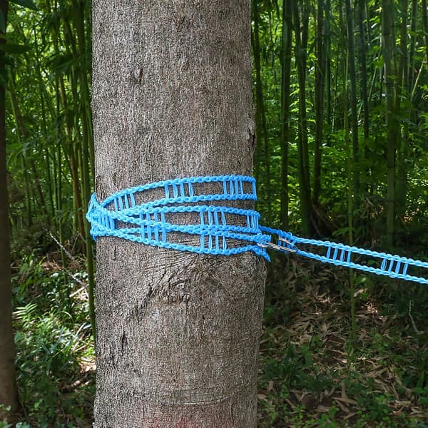 5m Expanderbar Klädstreck Utomhus Camping Halkfri Bärbar Nylon Klädstreck(4st)