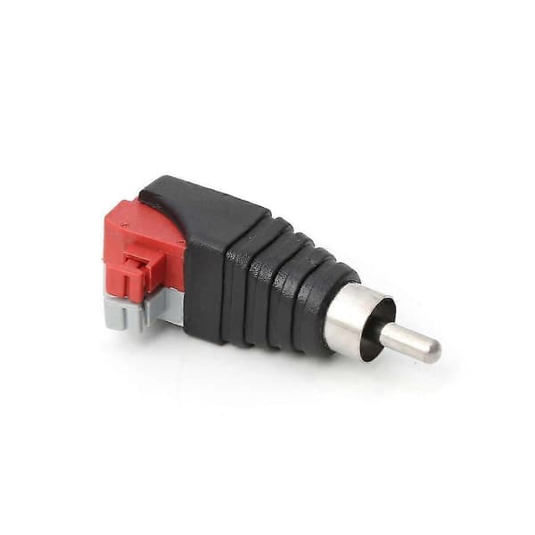 Højttalerledning A/V-kabel til o Han RCA-stik Adapter Jack Press Terminal